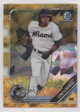 2019 Bowman Chrome Draft Sapphire Edition Gold 13/15 Jose Devers #BDC-154 uk2