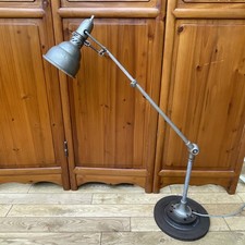VINTAGE INDUSTRIAL ORIGINAL  JIELDE Desk/Table Angle Poise Lamp Great Condition