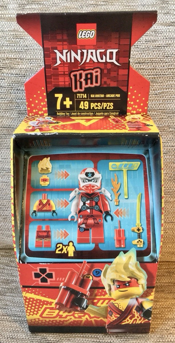 Lego Ninjago Kai Arcade Pod Kai Avatar Arcade Pod 71714 NINJAGO