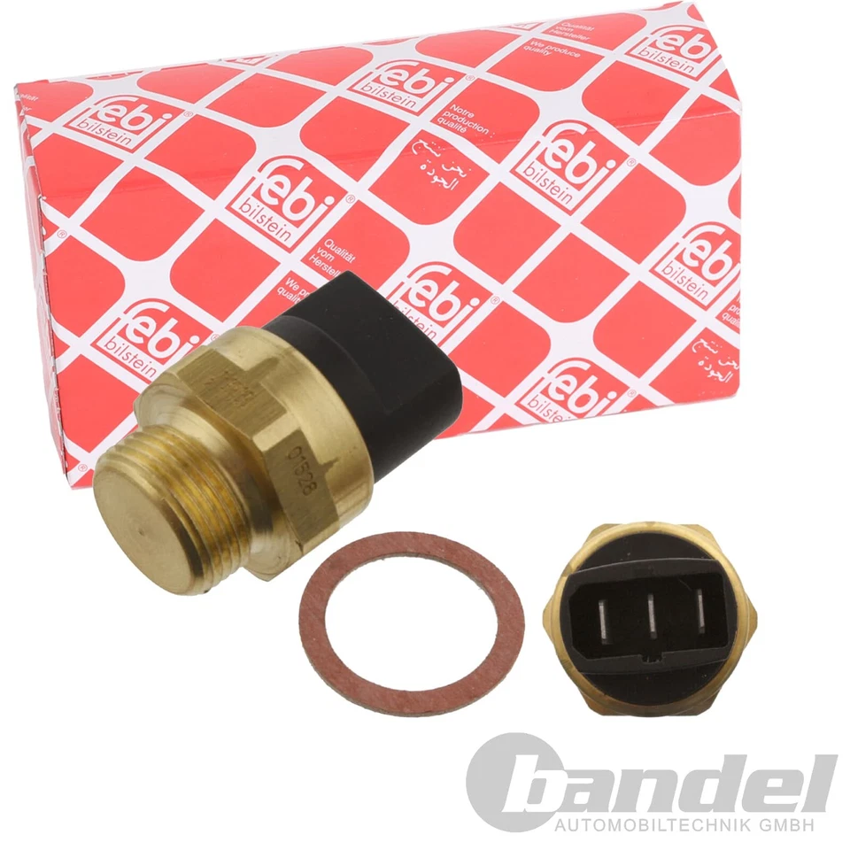 febi bilstein 01528 Thermoschalter für Kühlerlüfter - AUDI, SEAT, SKODA, VW