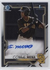 2021 Bowman Chrome Prospects Auto Ismael Mena #CPA-IM Auto 0l44