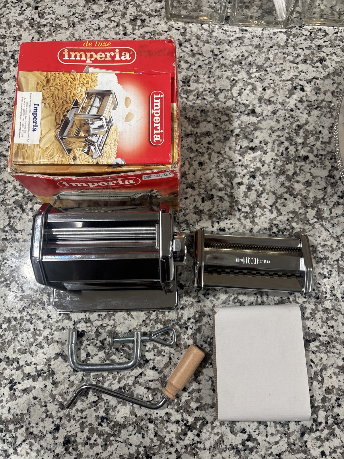 Imperia Pasta Maker Machine SP-150 Made in Italy Heavy Duty 