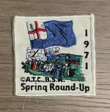 Boy Scouts A.T.C. Spring Round Up 1971 Patch
