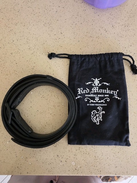 Red Monkey Slasher Guitar Strap