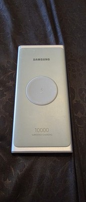 Samsung Fast Charge 25W Wireless Charger Power Bank 10000mAh USB-C - Silver