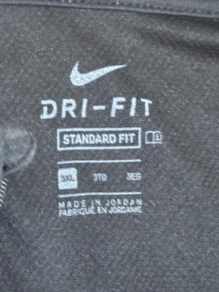 Nike Dri Fit Hombre Talla 3XL 1/4 Cremallera Manga Larga Pullover Ligero Humedad Wc Foto 3 de 4