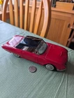 Vintage Tin 1960s Ford Thunderbird by BANDAI TOY CAR - JAPAN