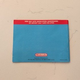 Solo manuale - Kirby's Adventure (Nintendo NES, 1993) pulito, autentico