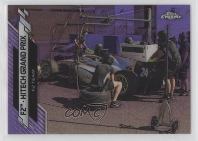 2020 Topps Chrome Formula 1 F2 Crew Purple Refractor /399 Hitech Grand Prix 0v2h