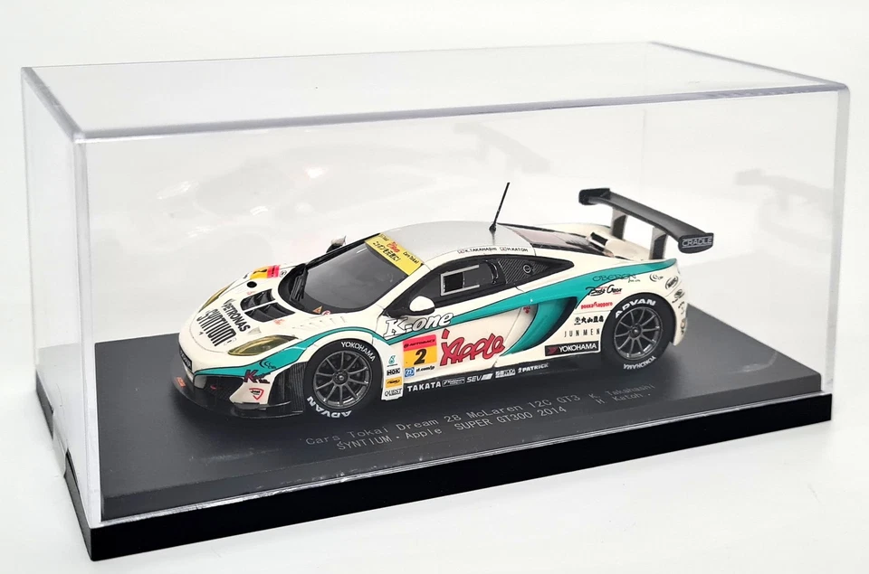 Ebbro 1/43 McLaren 12C GT3 Super GT300 2014 Cars Tokai Dream Syntium Apple #2 - Image 2 of 4