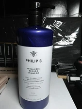 PHILIP B. ICELANDIC BLONDE SHAMPOO, Tone Correcting, Brighten 32 fl oz / 947 mL