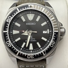 SEIKO Prospex Samurai 4R35-01V0 Data Quadrante Nero Automatico Acciaio Inox 44mm