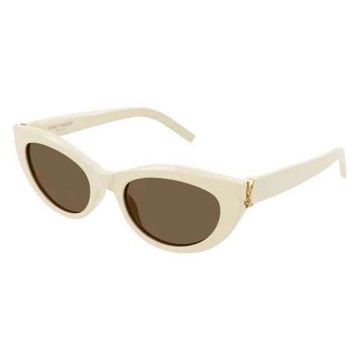 Saint Laurent — NEW Saint Laurent SL M115 Sunglasses 004 IVORY 100% AUTHENTIC