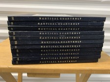 9-Vintage NAUTICAL QUARTERLY Books 19,20,21,2...