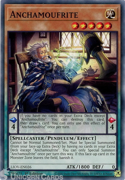 LIOV-EN026 Anchamoufrite Common Mint YuGiOh Card