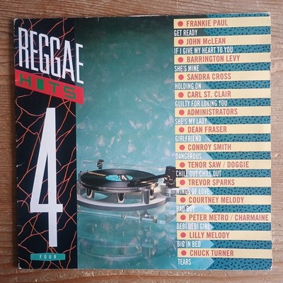 Various    Reggae Hits Volume 4 LP UK-1988 1st PRESS VG++/VG