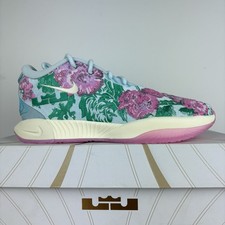 Nike Lebron 21 Premium Floral Glacier Blue Pink FV7275-401 Men's Size 12