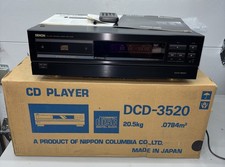 Denon DCD-3520 Real 20bit Super Linear Converter PCM Audio - OPEN BOX - As Is