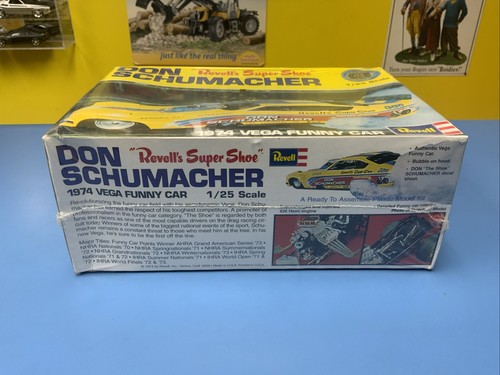 Don Schumacher Revell’s Super Shoe Vega Funny Car H-1453 Released in 1995 NEW - Picture 2 of 5