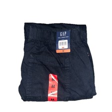 NWT GAP Womens Black Twill Cargo Pants Size XL 