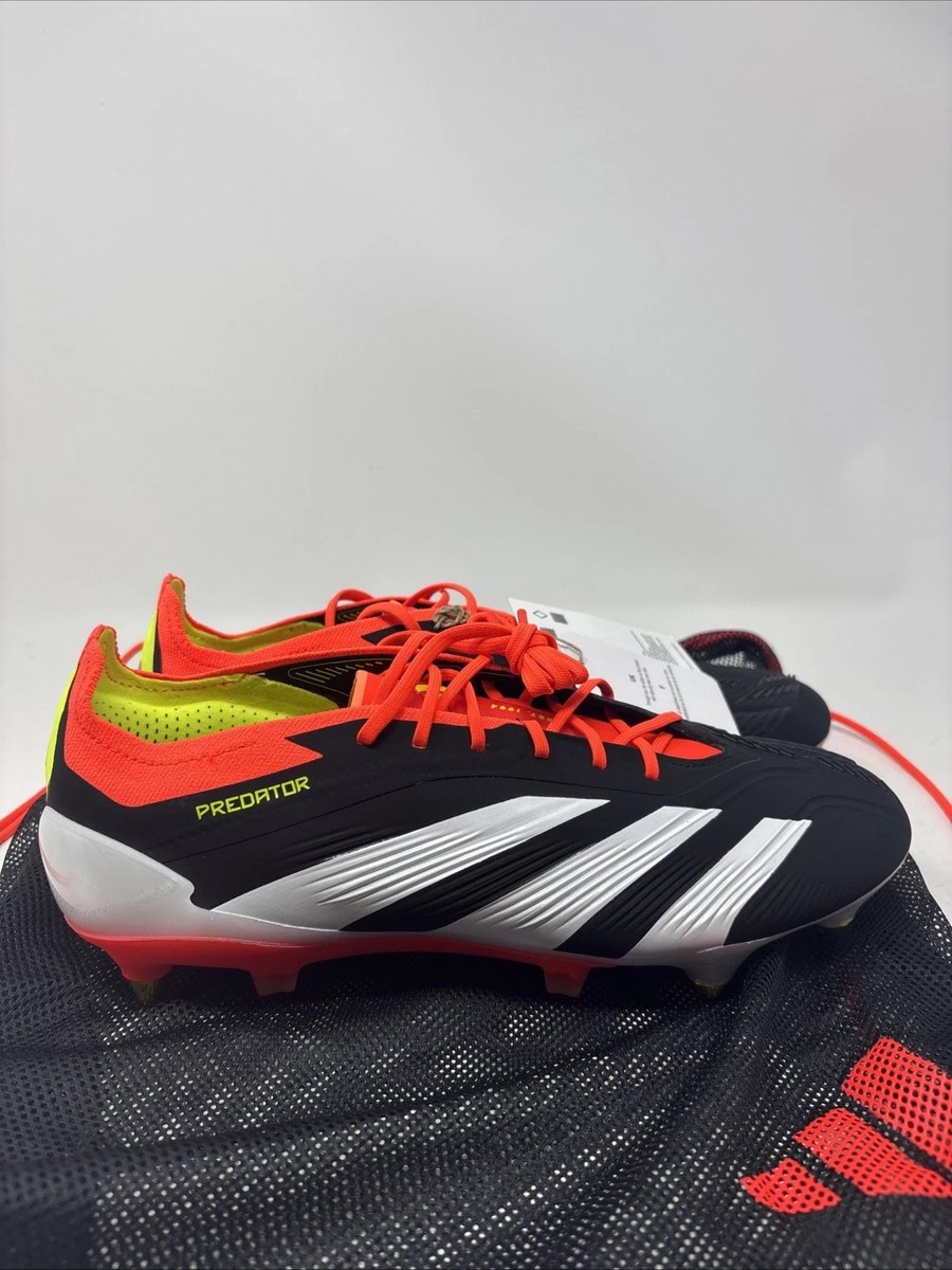 Adidas Predator Elite SG Black/White/red Soccer Cleats