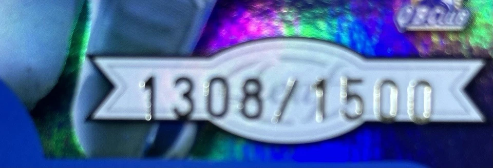 2000 QUANTUM LEAF DOUBLE BARRY SANDERS/CHARLIE BATCH SERIAL #252/1500 - Image 3 of 3