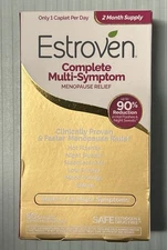 Estroven® Complete Multi-Symptom Menopause Relief 60 Caplets Exp. 07/26 New