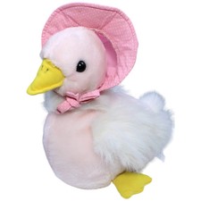 REWE Gans Kuscheltier 36 cm wei&szlig; Pl&uuml;schtier Stofftier gebraucht