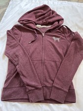 Victoria's Secret PINK Y2K vintage Zip hoodie Sequins Shine Dog Small XS