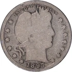 1897 25c Barber Quarter ~ Good Details