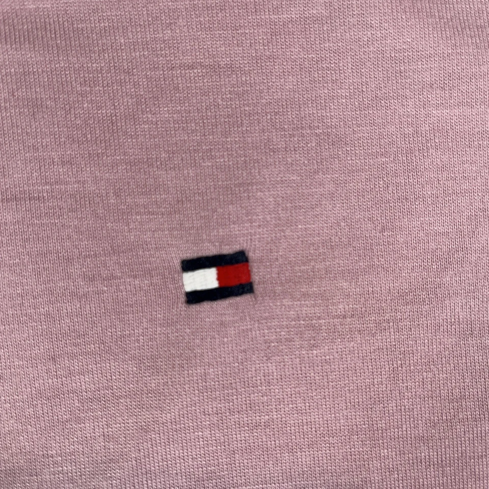 Tommy Hilfiger Mujer Manga Corta Cuello Redondo Dormir Camiseta Mediana Breezy Orchid $48 Foto 4 de 4