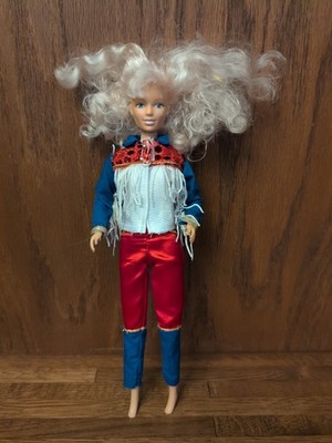 Vintage 1990 Kid Kore 11'' Fashion Doll Blonde Hair Cowgirl Western Outfit