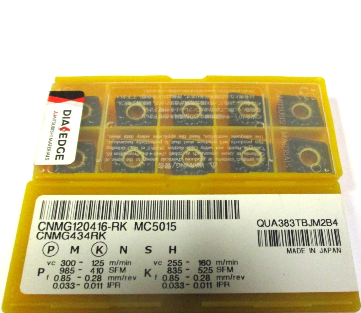 10 Stück Wendeschneidplatten MITSUBISHI NCMT110208U2 UP20M NEU & OVP