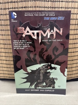 Batman: Night of the Owls (DC Comics) Scott Snyder