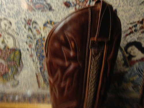 Womens COLE HAAN COUNTRY F2025 Brown Leather Cowboy Western Boots US Size 9.5 B - Picture 12 of 19