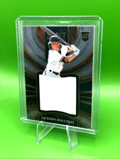 JACKSON HOLLIDAY RC 2023 PANINI SELECT ROOKIE TAG SWATCH #PJSJH ORIOLES
