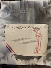 Seau Champagne Cristal Unique Maîtres Verriers Lorrains État Neuf