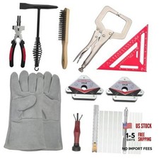 GUTIMORE MIG Welding Tools,22pcs,Chipping Hammer,13.5" Leather Welding