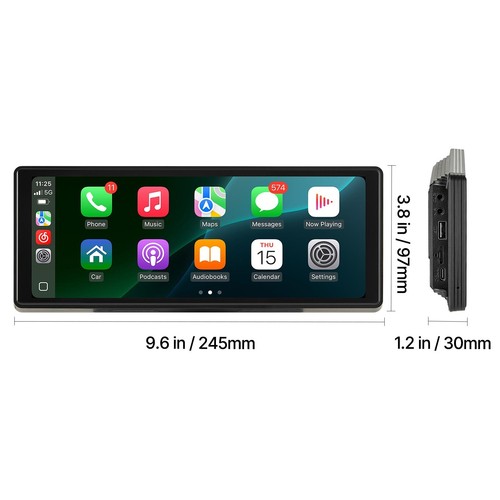 Radio Estéreo Coche CarPlay Pantalla Táctil 254 mm Apple Android Auto Bluetooth - Imagen 8 de 12