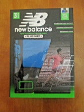 3 PAIR NEW BALANCE MENS PERFORMANCE BOXER BRIEFS size 2XL 44 - 46 UNDERWEAR 40