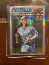 2026 Topps Heritage Jac Caglianone Chrome RC Refractor Rookie #136 Royals