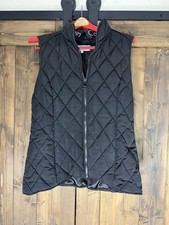 Calvin Klein Women’s Black Puffer Vest Size Large Outdoor Quilted