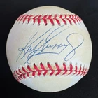 Ken Griffey Jr. Signed Autographed American League Baseball Ball JSA COA Toning