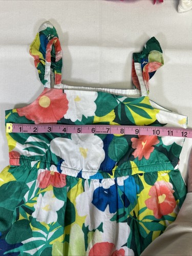Gymboree Girls Tropical Floral Maxi Cotton Lined Sundress Size 5 EUC - Picture 6 of 7