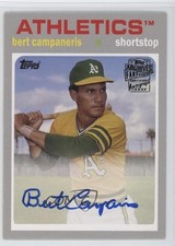 2016 Topps Archives Fan Favorites 1971 Design Bert Campaneris #FFA-BC Auto iz6