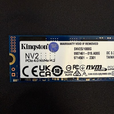 Kingston NV2 1TB SSD PCIe 4.0 NVMe M.2 Internal Solid State Drive