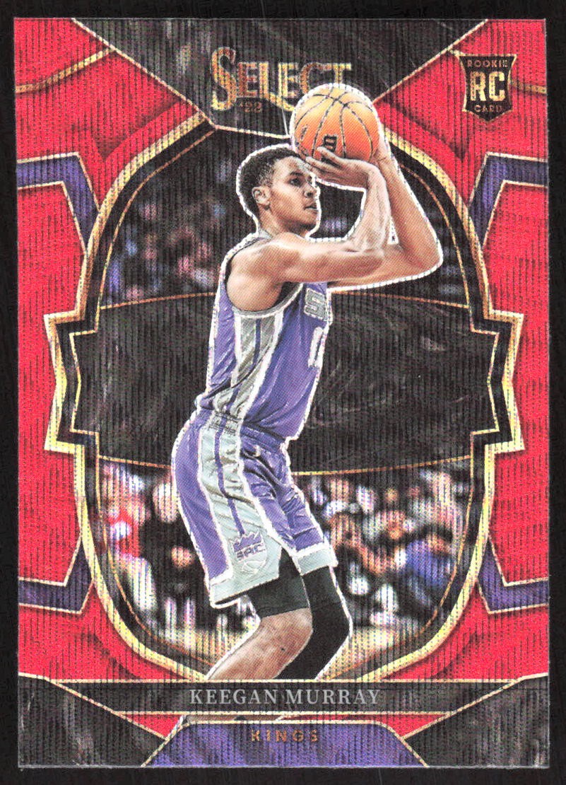 1379G 2022-23 Panini Select #81 Keegan Murray Red Wave Prizms