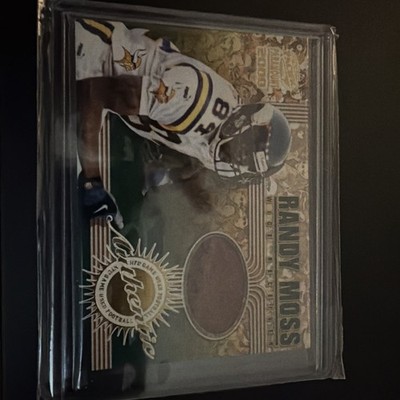 Randy Moss 2000 Pacific Paramount Game Used authentic football patch. 