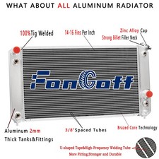 2 Row Aluminum Radiator For 1994-2005 Chevy Blazer S10 Gmc Jimmy 4.3l Cu1826 2 Row Aluminum Radiator For 1994-2005 Chevy Blazer S10 Gmc Jimmy 4.3l Cu1826