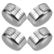  4 Pcs Stainless Steel Shaker Lid Cocktail Cap Bartender Equipment